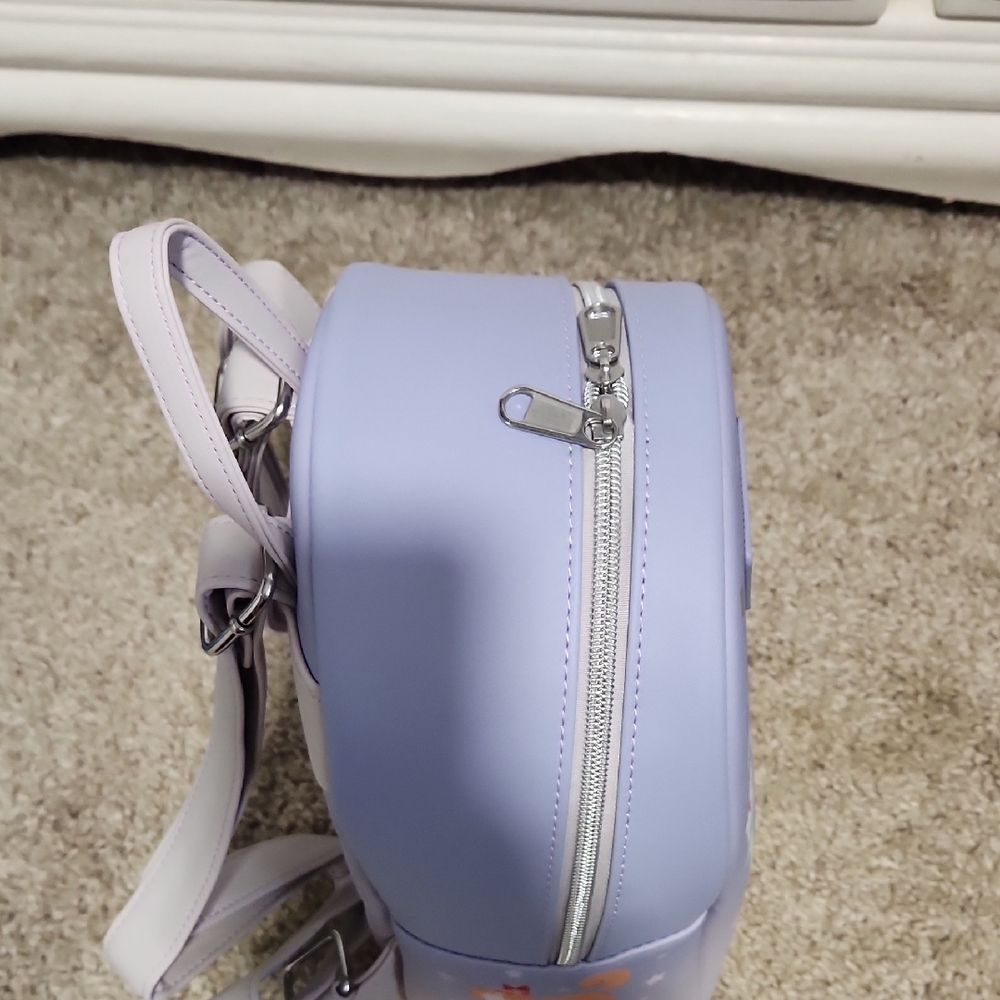 Disney Loungefly Lavender Cat Backpack - Picture 9 of 9